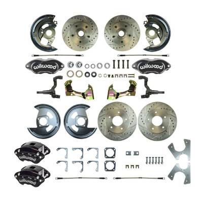 The Right Stuff Detailing - The Right Stuff Detailing AFXWK22CS FR/RR Brake Conversion Kit for Chevy/Pontiac