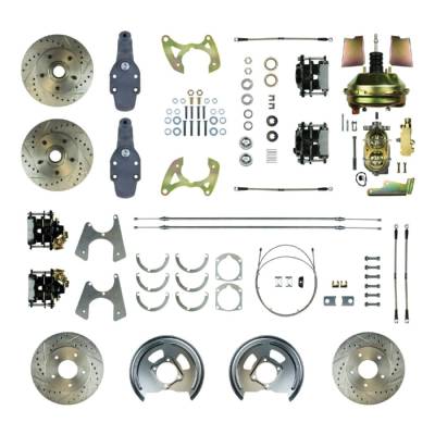 The Right Stuff Detailing - The Right Stuff Detailing FSC594DCDS Front & Rear Brake Conversion Kit for Chevy