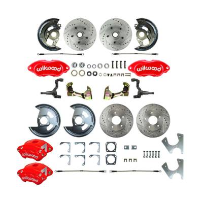 The Right Stuff Detailing - The Right Stuff Detailing AFXWK25CZ FR/RR Brake Conversion Kit for Chevy/Pontiac