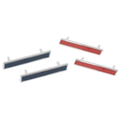 Trim Parts - Trim Parts 5152 1961 Corvette Front Fender Side Bars SET