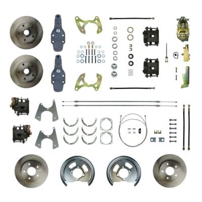 The Right Stuff Detailing - The Right Stuff Detailing FSC594SDD Front & Rear Brake Conversion Kit for Chevy