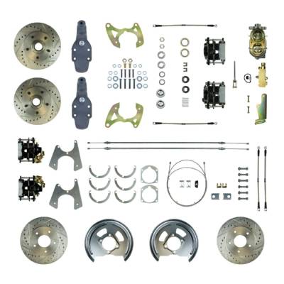 The Right Stuff Detailing - The Right Stuff Detailing FSC594SDDS Front & Rear Brake Conversion Kit for Chevy