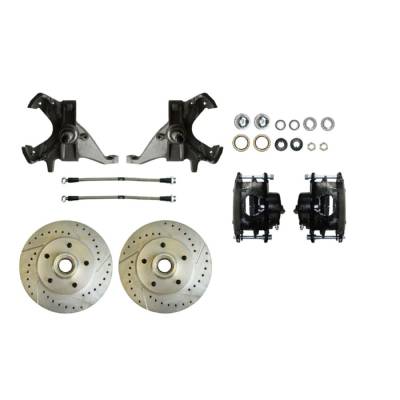 The Right Stuff Detailing - The Right Stuff Detailing AFXWK70DS Front Brake Conversion Kit for Chevy/Pontiac