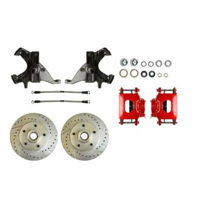 The Right Stuff Detailing - The Right Stuff Detailing AFXWK78DZ Front Brake Conversion Kit for Chevy/Pontiac