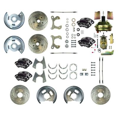 The Right Stuff Detailing - The Right Stuff Detailing FSC604DCCS Front & Rear Brake Conversion Kit for Chevy
