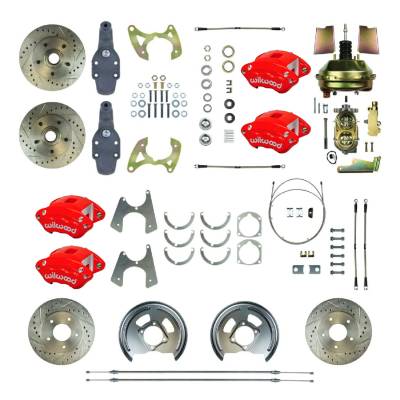 The Right Stuff Detailing - The Right Stuff Detailing FSC604DCDZ Front & Rear Brake Conversion Kit for Chevy
