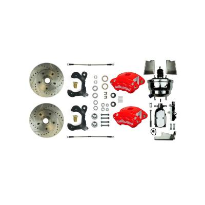The Right Stuff Detailing - The Right Stuff Detailing FSC60DCCZX FR/RR Brake Conversion Kit for Chevy