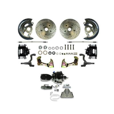 The Right Stuff Detailing - The Right Stuff AFXDC02CSY Chevy/Pontiac Brake Conversion Kit Front