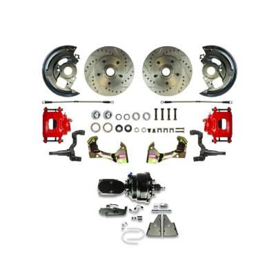 The Right Stuff Detailing - The Right Stuff AFXDC02CZY Chevy/Pontiac Brake Conversion Kit Front