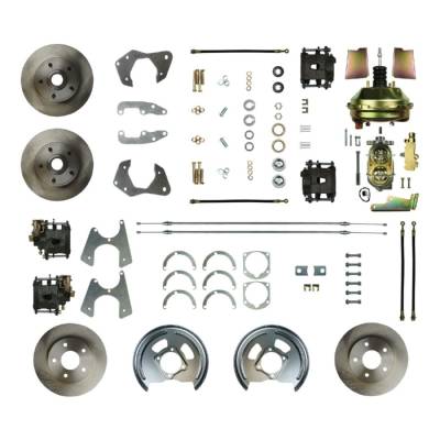 The Right Stuff Detailing - The Right Stuff Detailing FSC654DCC Front & Rear Brake Conversion Kit for Chevy