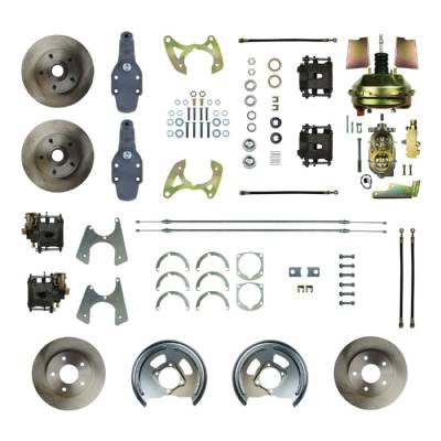The Right Stuff Detailing - The Right Stuff Detailing FSC654DCD Front & Rear Brake Conversion Kit for Chevy