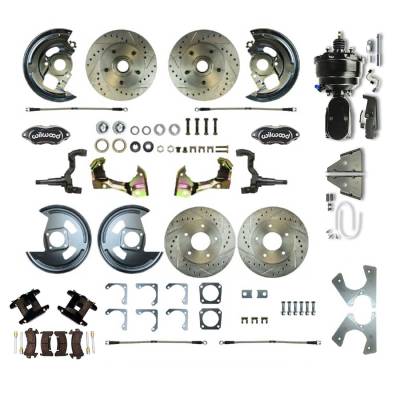 The Right Stuff Detailing - The Right Stuff AFXDC21CSY Brake Conversion Kit Front/Rear Select GM Cars