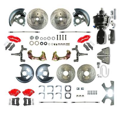 The Right Stuff Detailing - The Right Stuff AFXDC21DZY Brake Conversion Kit Front/Rear Select GM Cars