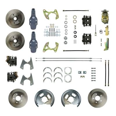 The Right Stuff Detailing - The Right Stuff Detailing FSC654SDD Front & Rear Brake Conversion Kit for Chevy