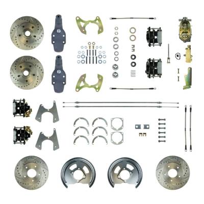 The Right Stuff Detailing - The Right Stuff Detailing FSC654SDDS Front & Rear Brake Conversion Kit for Chevy