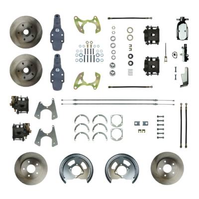 The Right Stuff Detailing - The Right Stuff Detailing FSC654SDDX Front & Rear Brake Conversion Kit for Chevy