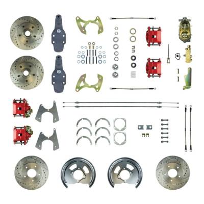 The Right Stuff Detailing - The Right Stuff Detailing FSC654SDDZ Front & Rear Brake Conversion Kit for Chevy