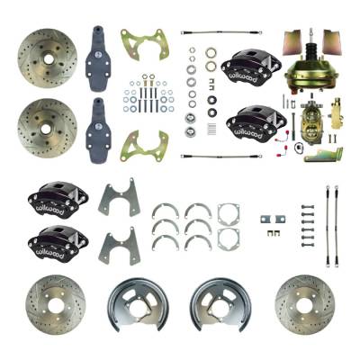 The Right Stuff Detailing - The Right Stuff Detailing FSC664DCDS Front/Rear Brake Conversion Kit for Chevy