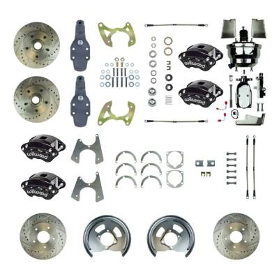 The Right Stuff Detailing - The Right Stuff Detailing FSC664DCDSX FR/RR Brake Conversion Kit for Chevy