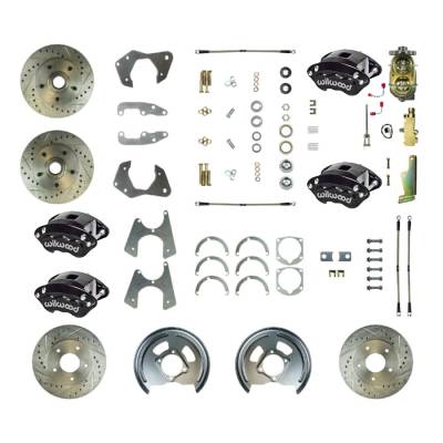 The Right Stuff Detailing - The Right Stuff Detailing FSC664SDCS Front/Rear Brake Conversion Kit for Chevy