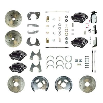 The Right Stuff Detailing - The Right Stuff Detailing FSC664SDCSX FR/RR Brake Conversion Kit for Chevy