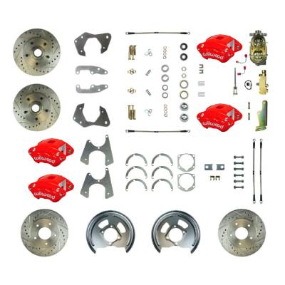 The Right Stuff Detailing - The Right Stuff Detailing FSC664SDCZ Front/Rear Brake Conversion Kit for Chevy