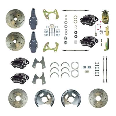 The Right Stuff Detailing - The Right Stuff Detailing FSC664SDDS Front/Rear Brake Conversion Kit for Chevy