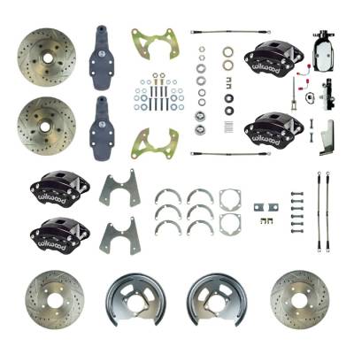 The Right Stuff Detailing - The Right Stuff Detailing FSC664SDDSX FR/RR Brake Conversion Kit for Chevy