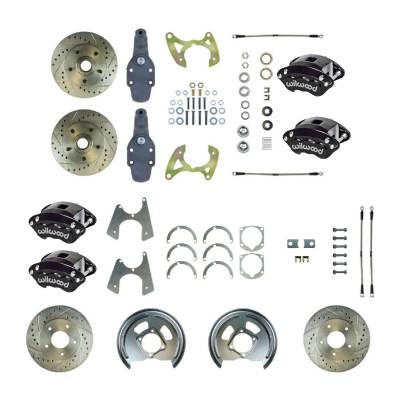 The Right Stuff Detailing - The Right Stuff Detailing FSC664WKDS Brake Conversion Kit Front/Rear for Chevy