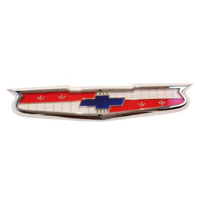 Trim Parts - Trim Parts 1392 1956 Full-Size Chevrolet Hood Emblem Assembly 6-Cylinder EACH