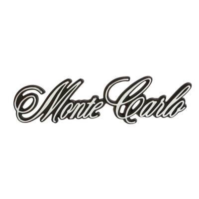 Trim Parts - Trim Parts 1649 70-71 Monte Carlo Rear Emblem "Monte Carlo" EACH
