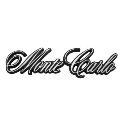 Trim Parts - Trim Parts 1662 70-71 Monte Carlo Rear Emblem w/Tape EACH