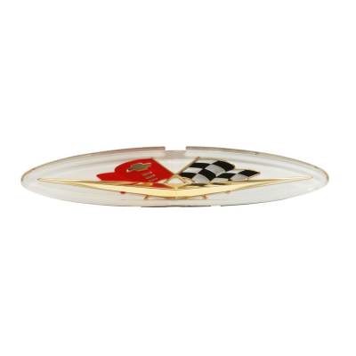 Trim Parts - Trim Parts 2077 1960 Full-Size Chevrolet & El Camino Grille Emblem 348 V-8 EACH