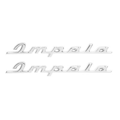 Trim Parts - Trim Parts 2087 1960 Impala Rear Quarter Emblem "Impala" PAIR