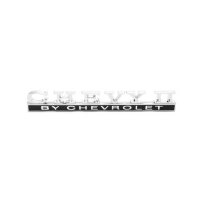 Trim Parts - Trim Parts 3070 1968 Chevy II & Nova Trunk Emblem "Chevy II By Chevrolet" EACH