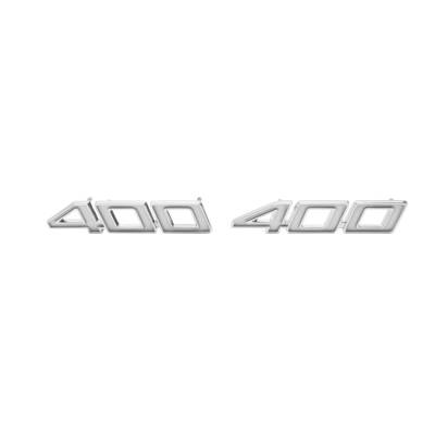 Trim Parts - Trim Parts 4652 70-72 Full-Size Chevrolet Front Fender Emblem "400" PAIR