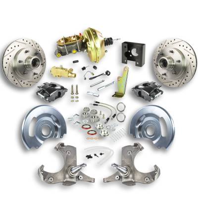 The Right Stuff Detailing - The Right Stuff TDC6326B Front Disc Brake Conversion Kit for 1963-66 Chevy C10