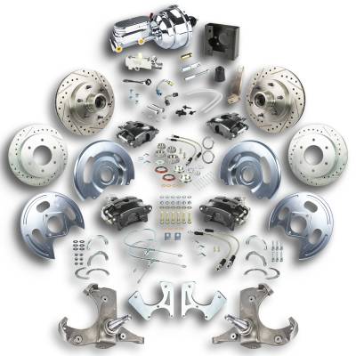 The Right Stuff Detailing - The Right Stuff Detailing TDC6356BX RWD Brake Conversion Kit for Chevy/GMC