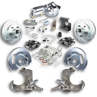 The Right Stuff Detailing - The Right Stuff Detailing TDC6725BX RWD Brake Conversion Kit for Chevy