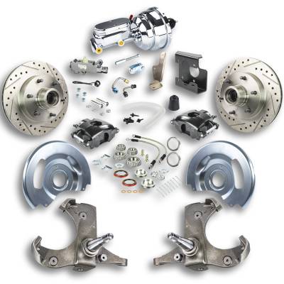 The Right Stuff Detailing - The Right Stuff Detailing TDC6726BX RWD Brake Conversion Kit for Chevy/GMC