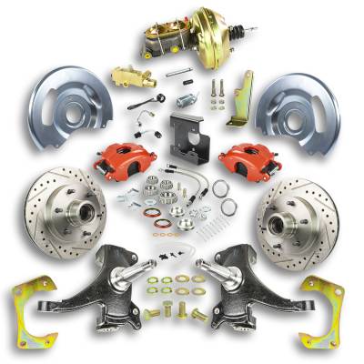 The Right Stuff Detailing - The Right Stuff Detailing TDC6726DZ RWD Brake Conversion Kit for Chevy/GMC