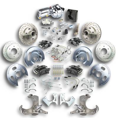 The Right Stuff Detailing - The Right Stuff Detailing TDC6756BX RWD Brake Conversion Kit for Chevy/GMC