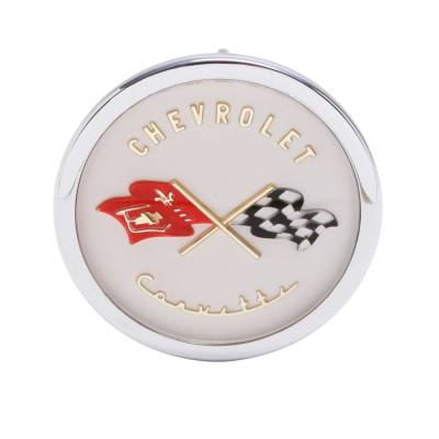Trim Parts - Trim Parts 5080 1953-55 Corvette Corvette Front Emblem Assembly EACH