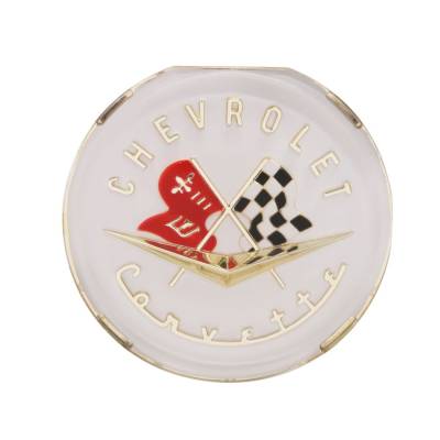 Trim Parts - Trim Parts 5084 1956-57 Corvette Front & Rear Emblem EACH