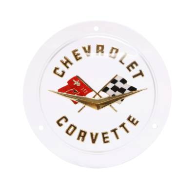 Trim Parts - Trim Parts 5090 Rear Emblem Each for 58-60 Corvette Front/58-62 Gold