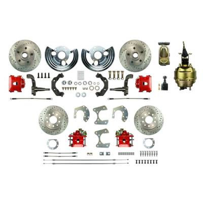 The Right Stuff Detailing - The Right Stuff MDC42DCZ Brake Conversion Kit Front & Rear for Dodge/Plymouth