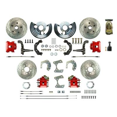 The Right Stuff Detailing - The Right Stuff MDC42SDZ Brake Conversion Kit Front & Rear for Dodge/Plymouth