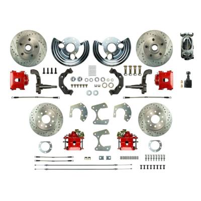 The Right Stuff Detailing - The Right Stuff MDC42SDZX Brake Conversion Kit Front & Rear for Dodge/Plymouth
