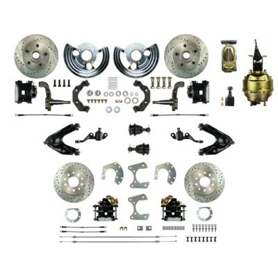 The Right Stuff Detailing - The Right Stuff MDC46DCS Brake Conversion Kit Front & Rear for Dodge/Plymouth