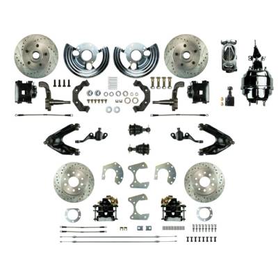 The Right Stuff Detailing - The Right Stuff MDC46DCSX Brake Conversion Kit Front & Rear for Dodge/Plymouth